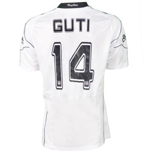 Besiktas Ss Away Jersey 10/11 with GUTI 14 printing